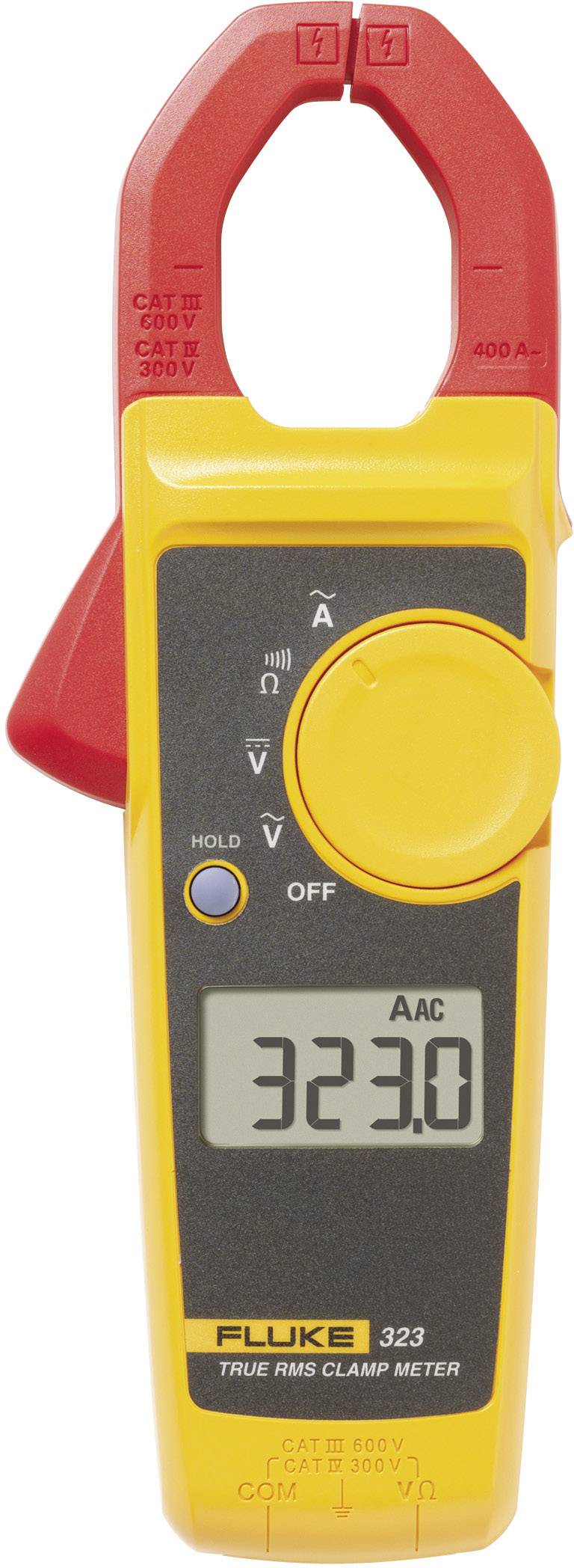 Miernik cęgowy Fluke 323 5065521, CAT III 600 V, CAT IV 300 V, 0.1 - 600 V - obrazek 1