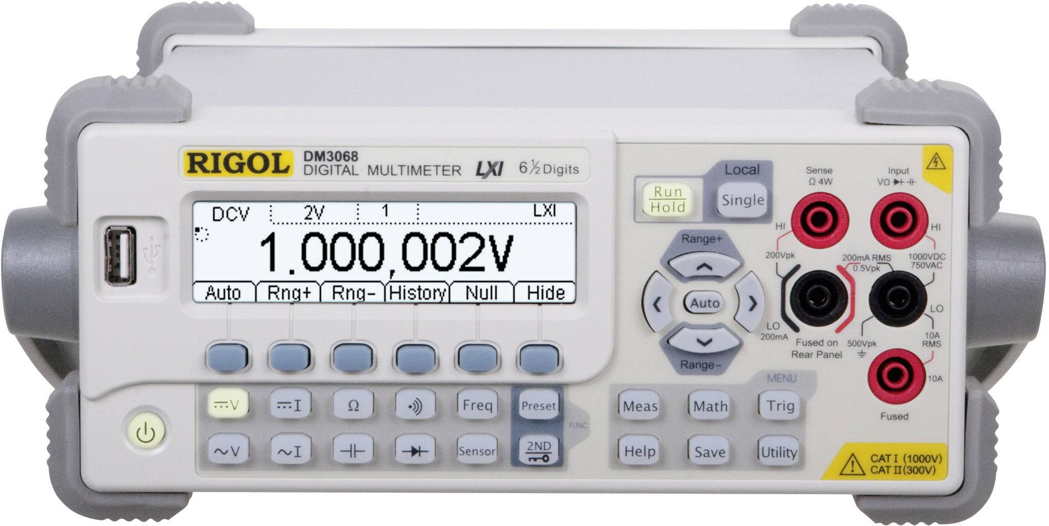 Rigol DM3068 Multimetr stołowy cyfrowy CAT II 300 V Wyświetlane liczby: 2200000 - obrazek 1