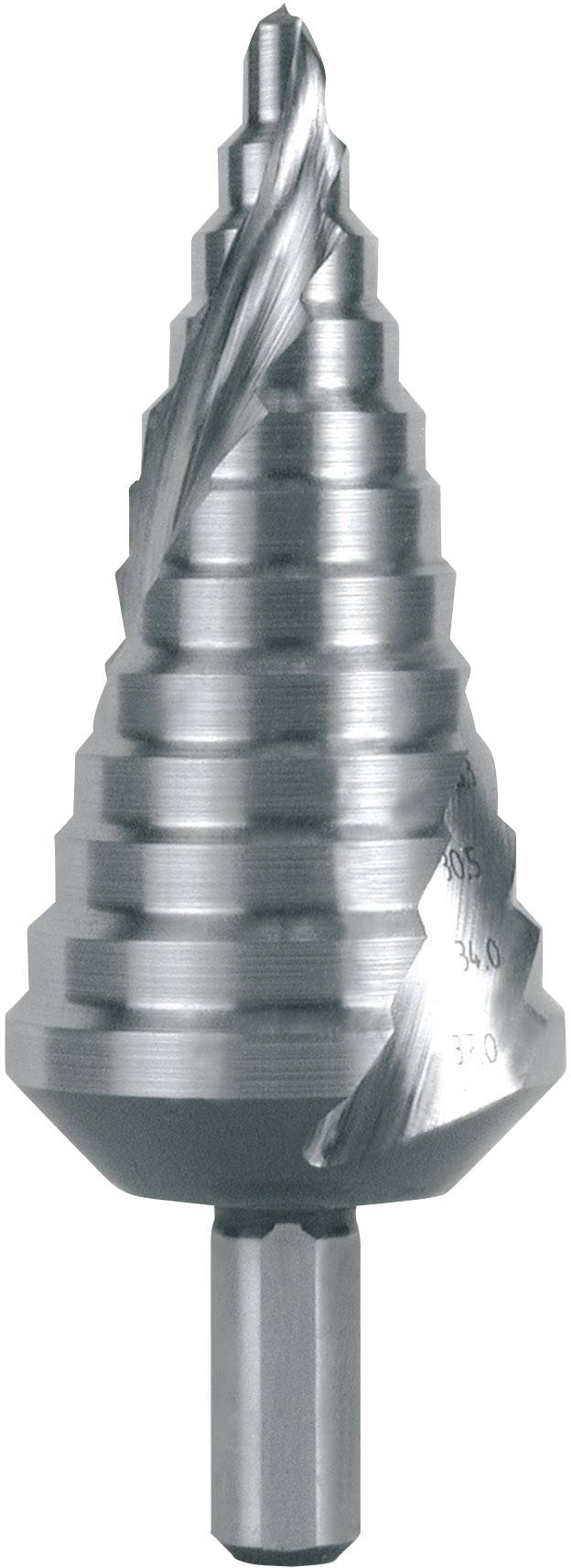 RUKO 101060 101060 HSS Wiertło stożkowe stopniowe Długość całkowita 100 mm uchwyt standardowy 1 szt. - obrazek 1