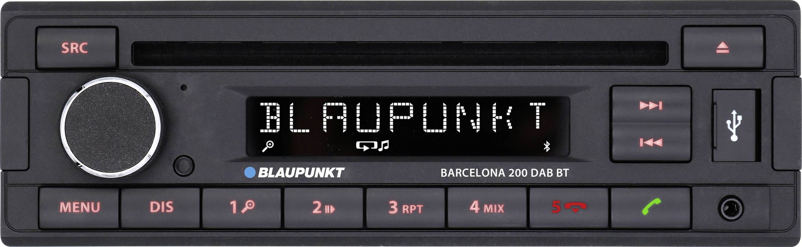 Blaupunkt Barcelona 200 DAB BT Radio samochodowe Zestaw głośnomówiący Bluetooth® , Tuner DAB+ - obrazek 1