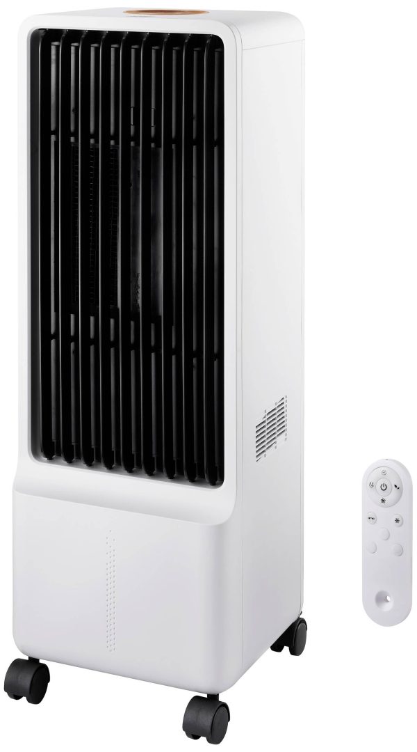 Schładzacz powietrza Sygonix SY-5993248, 50 W, (D x S x W) 272 x 270 x 942 mm, Głośność pracy 55.8 dBA, biały