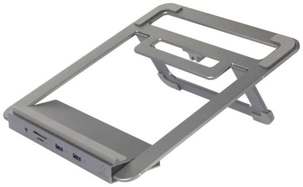 Stacja dokująca / stojak USB-C® do notebooków Renkforce RF-LLS-400, RF-5239194, 12 w 1 Stacja dokująca / stojak USB-C® do notebooków Renkforce RF-LLS-400, RF-5239194, 12 w 1