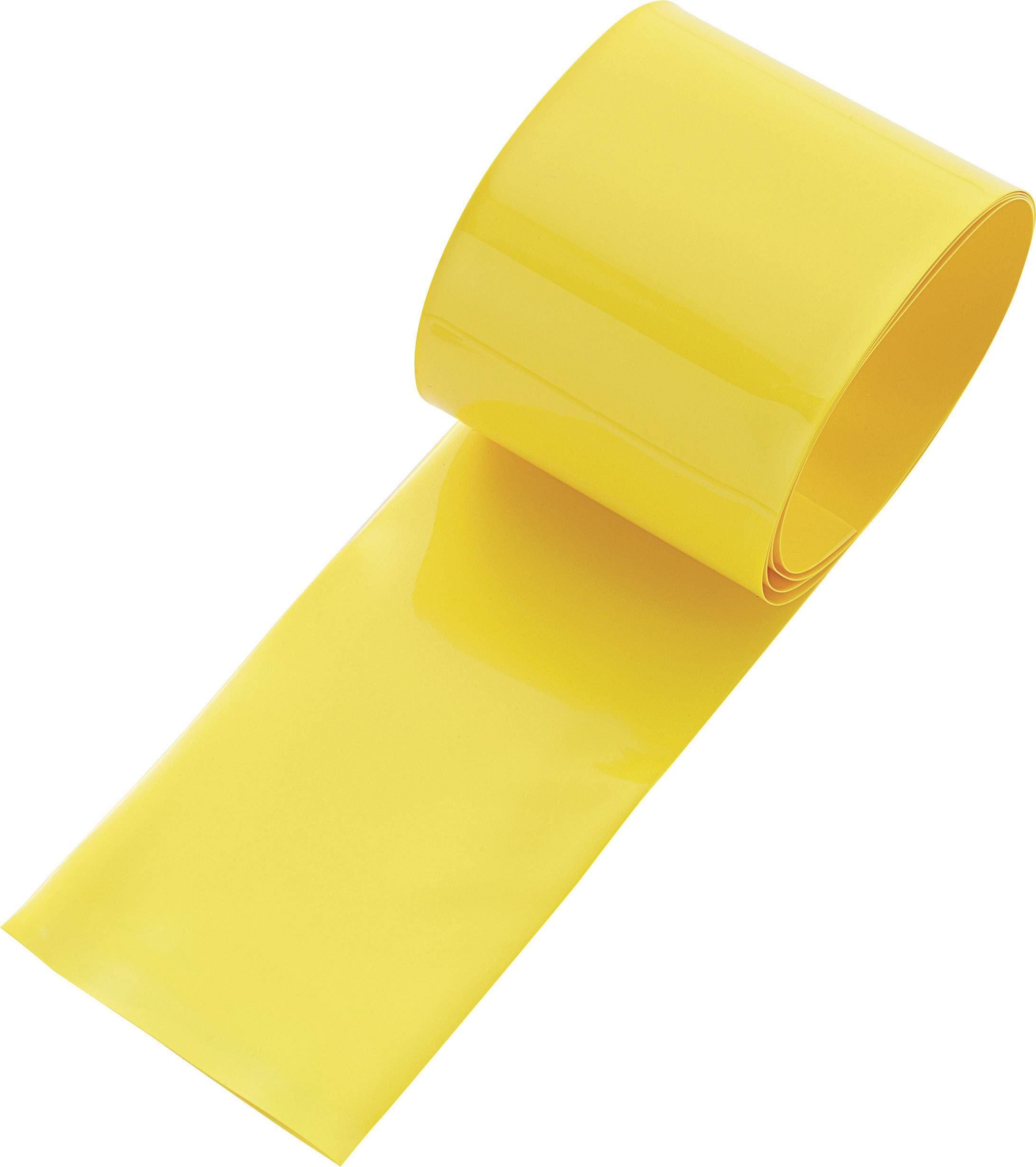 Rurka termokurczliwa do akumulatorów bez kleju TRU COMPONENTS 93014c85b żółty 38 mm Współczynnik skurczu:2:1 1 szt. - obrazek 1