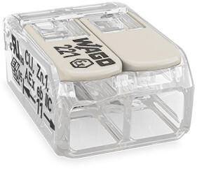 WAGO 221-482 Złącze zaciskowe 221-482, PIN: 2, 440 V, 24.5 A, 1 szt.