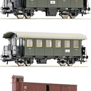 Wagon osobowy Roco 6200040 Zestaw H0 3 pociągów linii bocznych DB Wagon osobowy Roco 6200040 Zestaw H0 3 pociągów linii bocznych DB