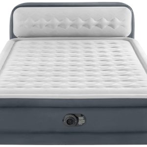 Intex 64448ND DuraBeam UltraPlushHeadboard Łóżko powietrzne (D x S x W) 236 x 152 x 86 cm biały, szary Intex 64448ND DuraBeam UltraPlushHeadboard Łóżko powietrzne (D x S x W) 236 x 152 x 86 cm biały, szary