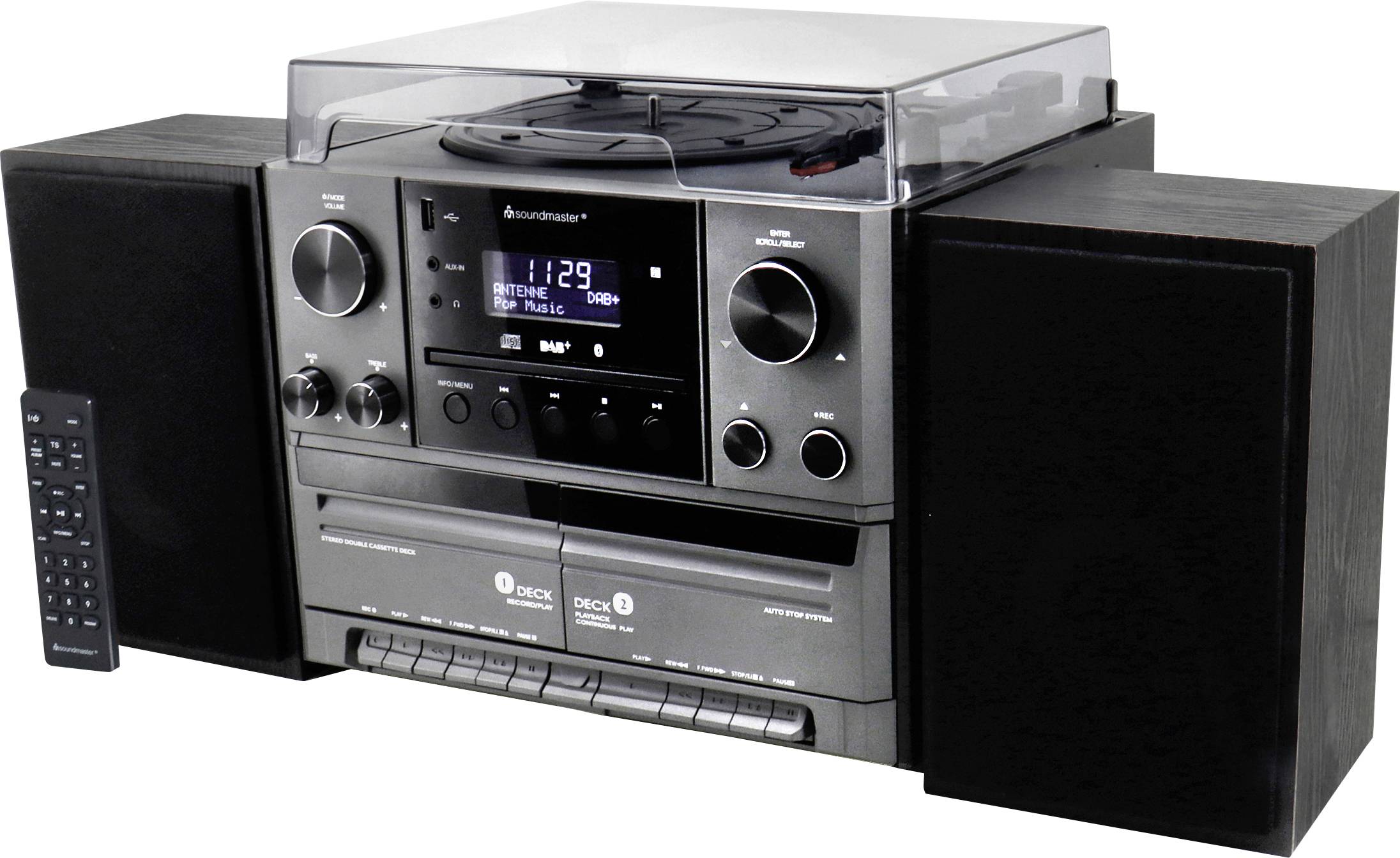 Miniwieża soundmaster MCD5600SW czarny - obrazek 1