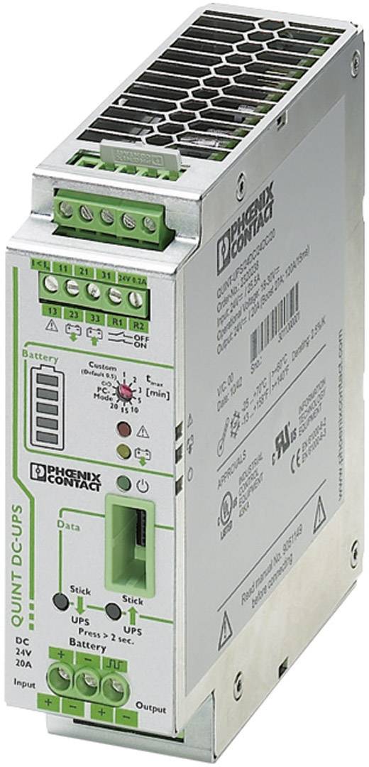 Zasilacz UPS na szynę DIN Phoenix Contact QUINT-UPS/ 24DC/ 24DC/20, 24 V/DC, 24 V/DC, 32.9 A - obrazek 1