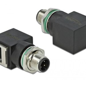 adapter M12, RJ45 Delock 66313 66313, Kabel, 1 szt. adapter M12, RJ45 Delock 66313 66313, Kabel, 1 szt.