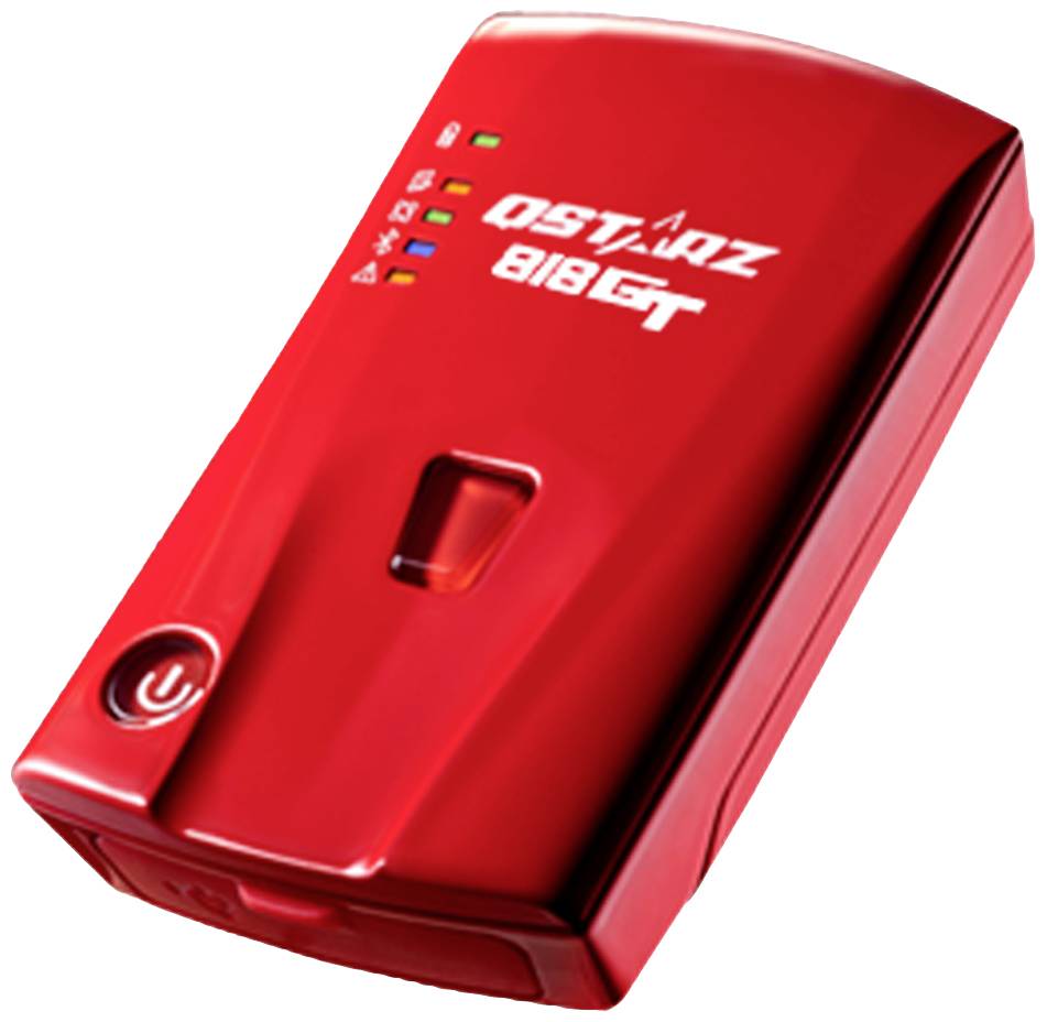 Qstarz BL-818GT Odbiornik GPS śledzenie pojazdu czerwony 1 szt. - obrazek 1