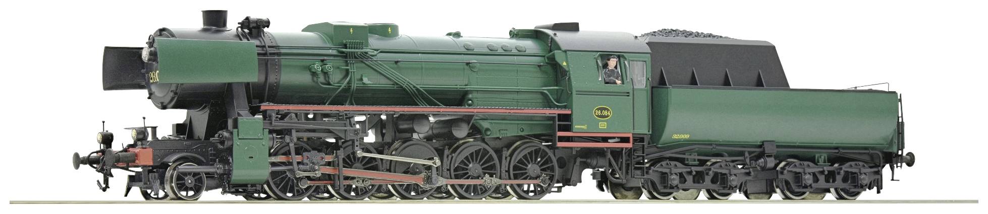 Lokomotywa parowa H0 Roco 70044, Digital DC Sound, Długość ze zderzakami: 265 mm, Epoka: III - obrazek 1