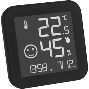 TFA Dostmann BLACK & WHITE Termohigrometr czarny 30.5054.01 TFA Dostmann BLACK & WHITE Termohigrometr czarny 30.5054.01