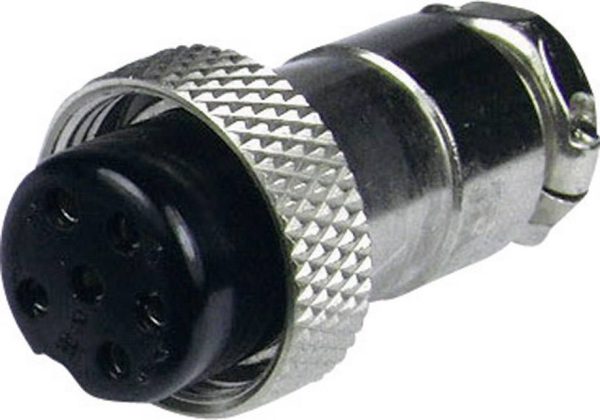 Złącze męskie DIN miniaturowe FC684213 Cliff FC684213 złącze żeńskie proste Ilość styków: 3 srebrny 1 szt.