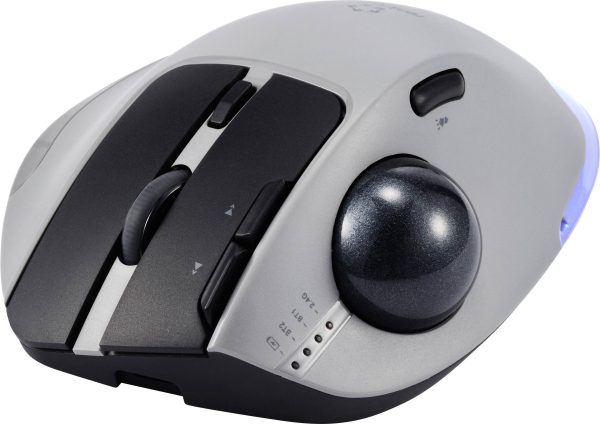 Trackball bezprzewodowa, radiowa, Bluetooth® Renkforce RF-WLEM-500 400 dpi, 800 dpi, 1600 dpi, 2400 dpi, 4800 dpi