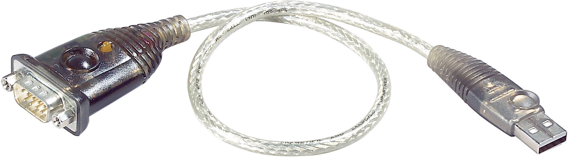 ATEN USB 1.1 adapter [1x złącze męskie D-SUB 9-pin - 1x złącze męskie USB-A 1.1] UC232A-AT 0.35 m - obrazek 1