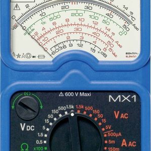 Multimetr analogowy Metrix MX 1 CAT III 600 V Kalibracja: fabryczna (bez certyfikatu) Multimetr analogowy Metrix MX 1 CAT III 600 V Kalibracja: fabryczna (bez certyfikatu)