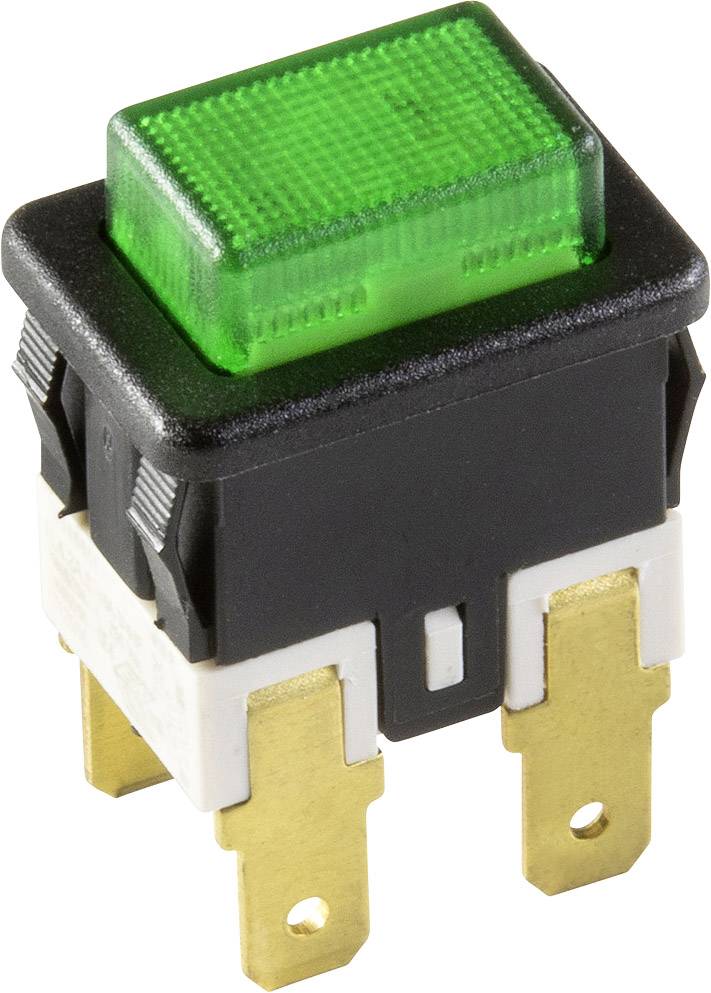 interBär 3635-250.22 Przełącznik wciskany 3635-250.22, 250 V, 16 A, 1 szt. - obrazek 1