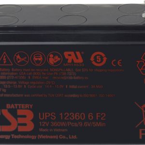 Akumulator ołowiowy CSB Battery UPS 123606 high-rate UPS123606F1F2, AGM, 12 V, 7 Ah Akumulator ołowiowy CSB Battery UPS 123606 high-rate UPS123606F1F2, AGM, 12 V, 7 Ah