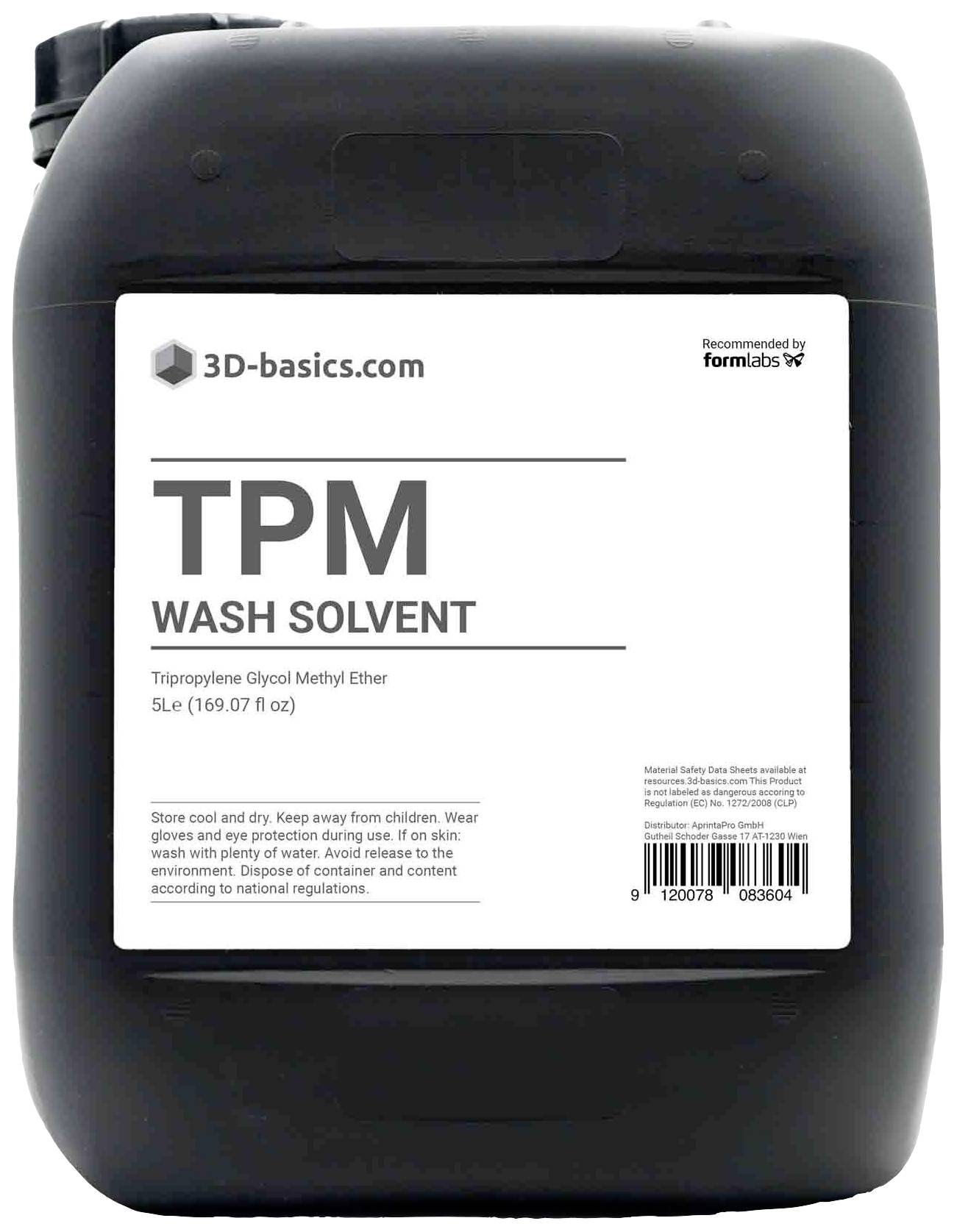 3D-basics Środki czyszczące Odpowiednie do: Formlabs Form Wasch, Formlabs Form Cure TPM Wash Solvent 5 L 320023 - obrazek 1