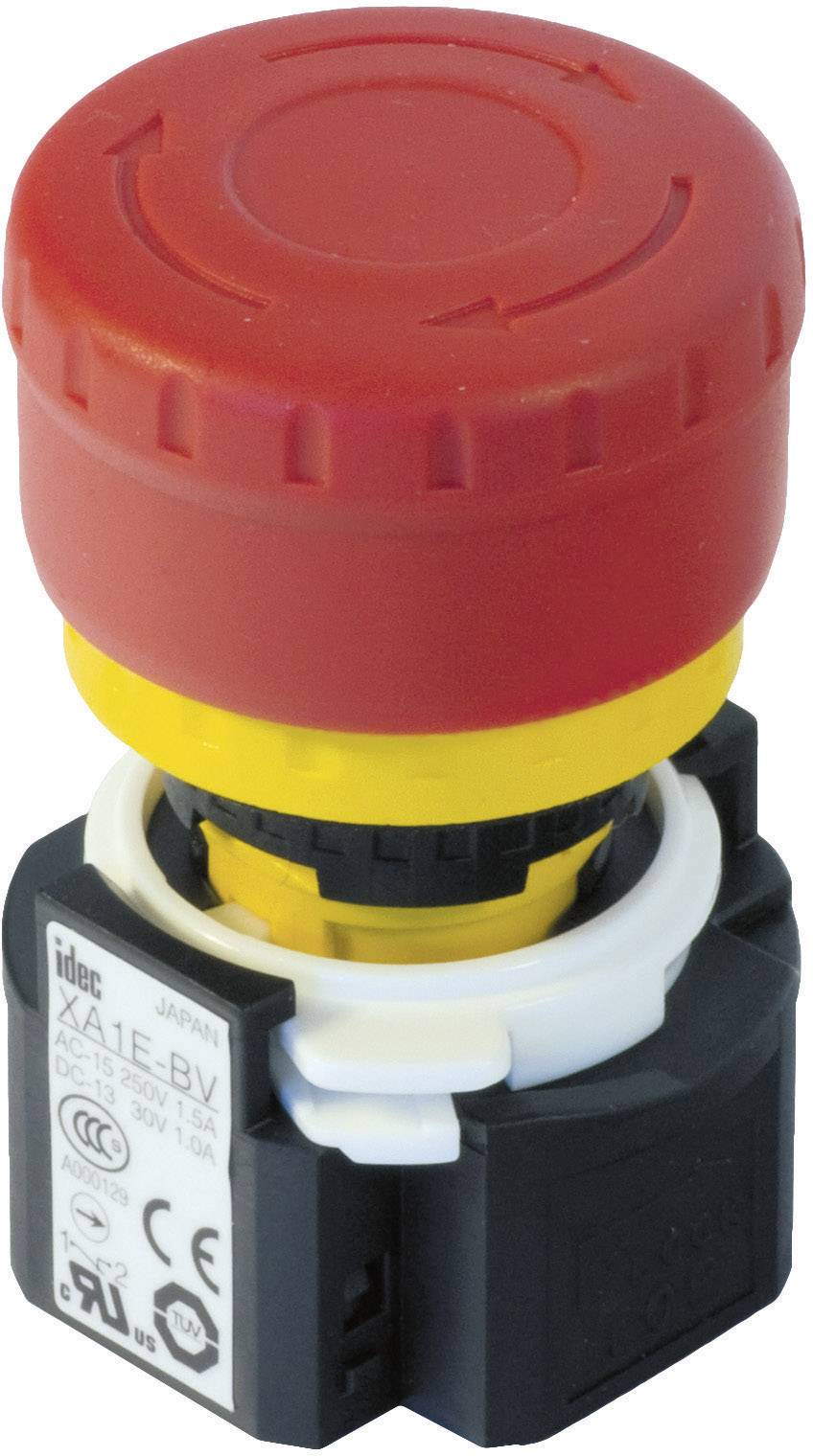 Idec XA1E-LV313Q4R Wyłącznik awaryjny samomonitorujący 250 V/AC 3 A 3 NC, 1 NO 1 szt. - obrazek 1