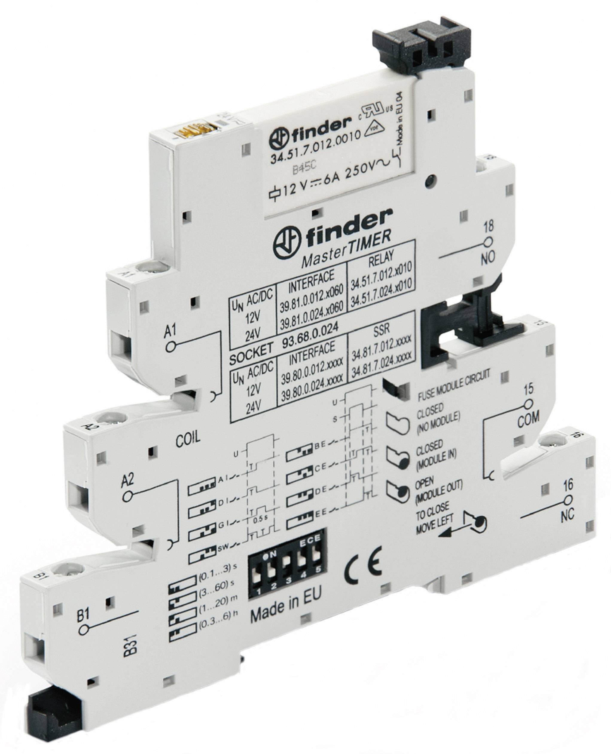 Finder 39.81.0.024.0060 MASTERTIMER - interfejsowy przekaźnik EMR - obrazek 1