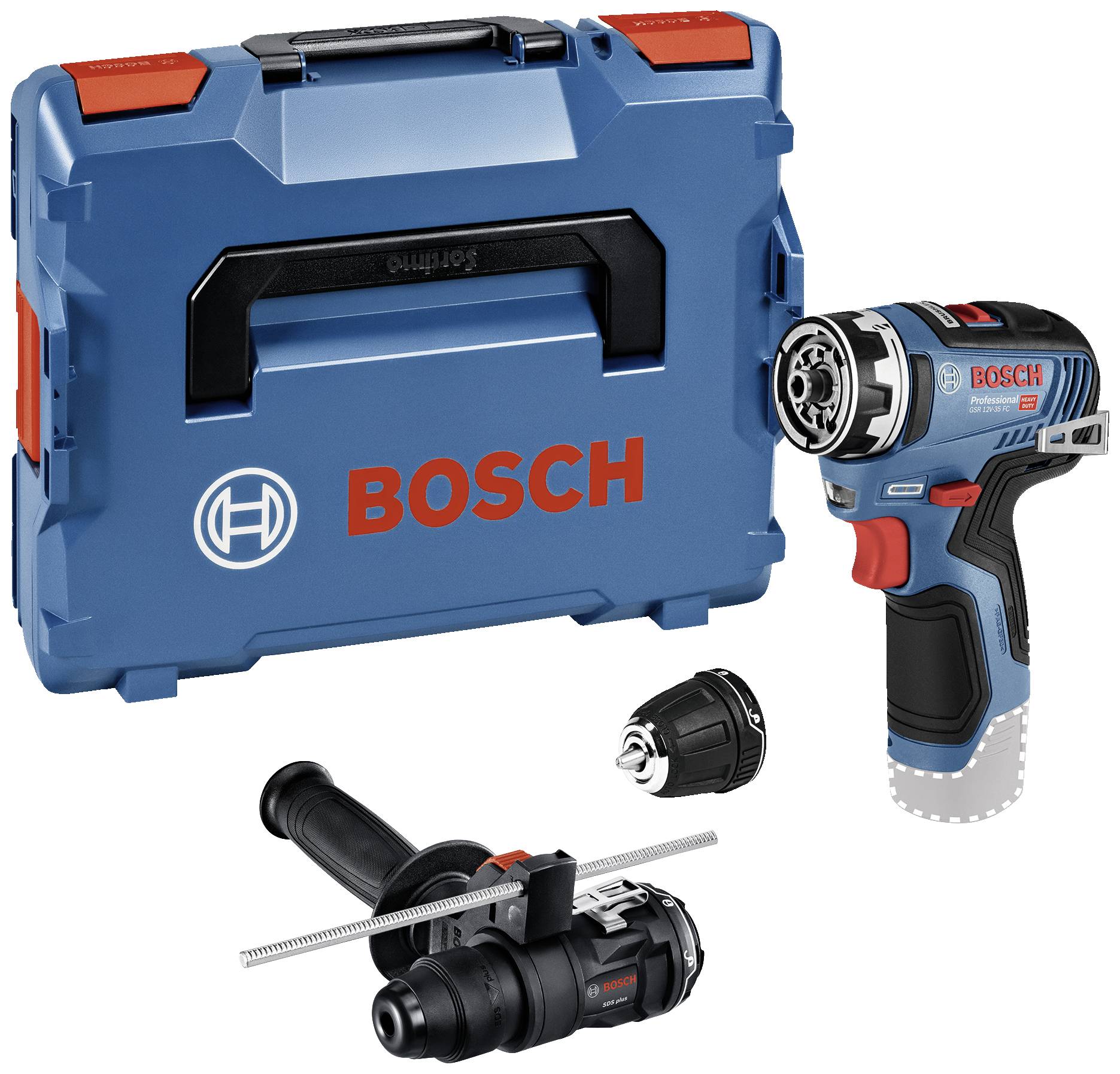 Wiertarko-wkrętarka akumulatorowa Bosch Professional GSR 12V-35 FC 06019H300B 12 V bez akumulatora - obrazek 1