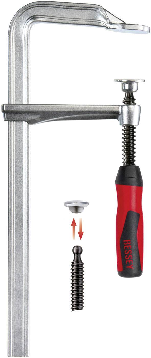 Bessey GZ10-2K Ścisk stolarski Maksymalna szerokość mocowania:100 mm Długość produktu: 165 mm Posuw:60 mm