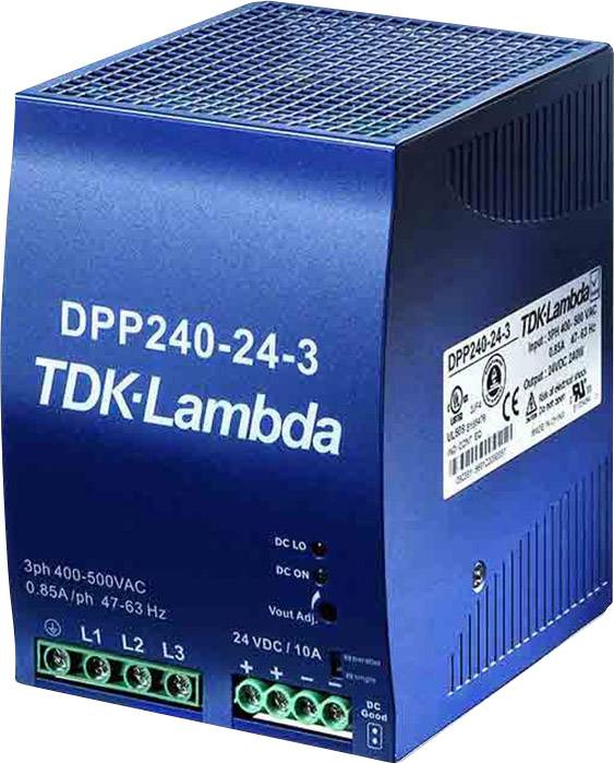 Zasilacz na szynę DIN TDK-Lambda DPP240-24-1, 24 V/DC, 10 A, 240 W - obrazek 1