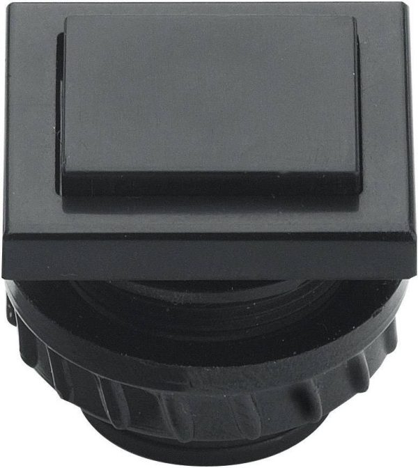 Grothe 61045 Przycisk do dzwonka 1 x czarny 12 V/1,5 A