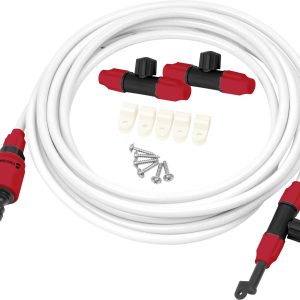 TOOLCRAFT 2302370 Zestaw do tworzenia mgły wodnej 13 mm (1/2″) – 15 mm (5/8″) Długość węża: 6 m