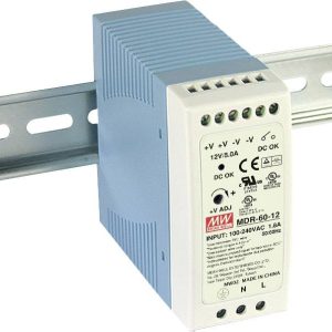 Zasilacz na szynę DIN MEAN WELL MDR-60-24, 24 V/DC, 2.5 A, 60 W