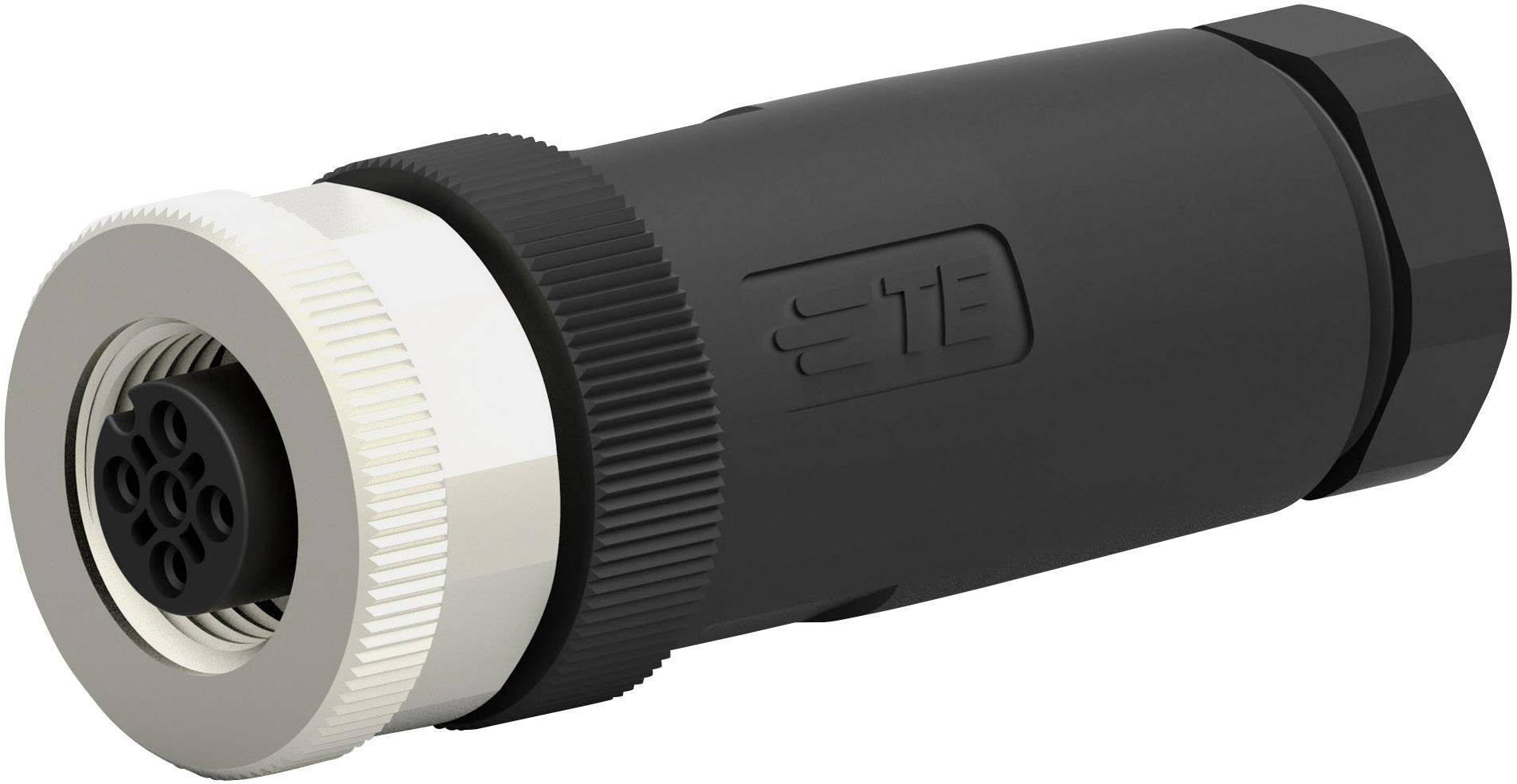 TE Connectivity T4110002041-000 Złącze niekonfekcjonowane czujnika/aktuatora M12 złącze żeńskie proste Ilość pinów: 4 1 - obrazek 1