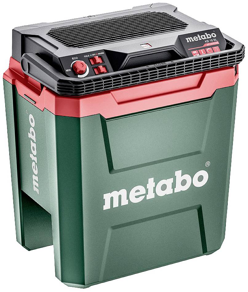 Metabo KB 18 BL Lodówka akumulatorowa i skrzynka grzewcza EEK: E (A - G) 12 V/DC, 18 V/DC, 240 V/AC zielony, czerwony, c - obrazek 1