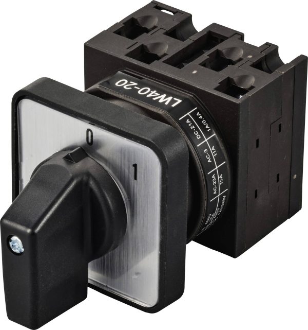 TRU COMPONENTS TC-12835368 Przełącznik krzywkowy TC-LW40-20 C04/2A48I, 690 V, 20 A, 1 x 45 °