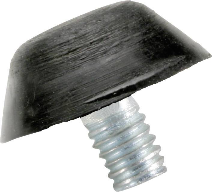 Odbój z gwintem PB Fastener 110077 14 x 6 x M4 x 4 mm NR, czarny - obrazek 1