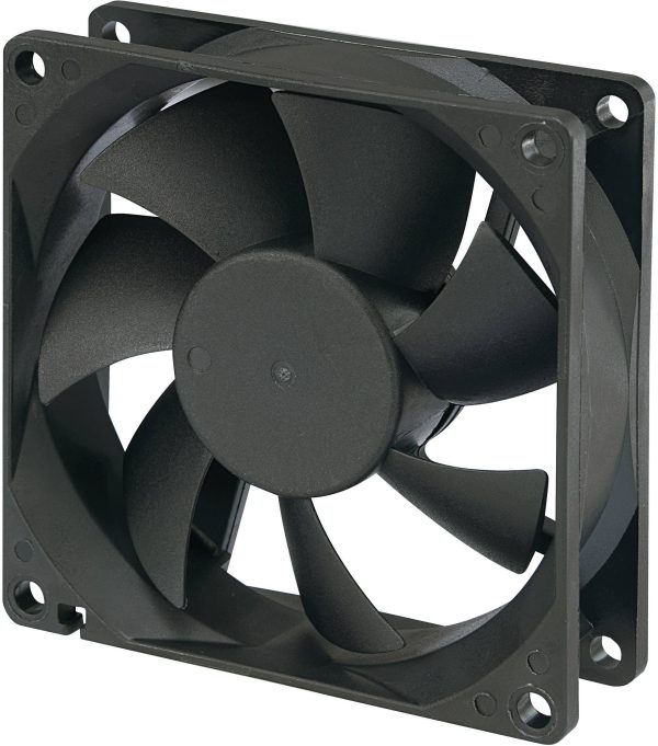 Wentylator osiowy TRU COMPONENTS RD8025B12M, 12 V/DC, 51 m³/h, (D x S x W) 80 x 80 x 25 mm