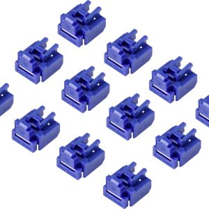 Kłódka RF LAN RJ45, zestaw 12 szt., kolor niebieski Renkforce RF-4695228 Kłódka RF LAN RJ45, zestaw 12 szt., kolor niebieski Renkforce RF-4695228