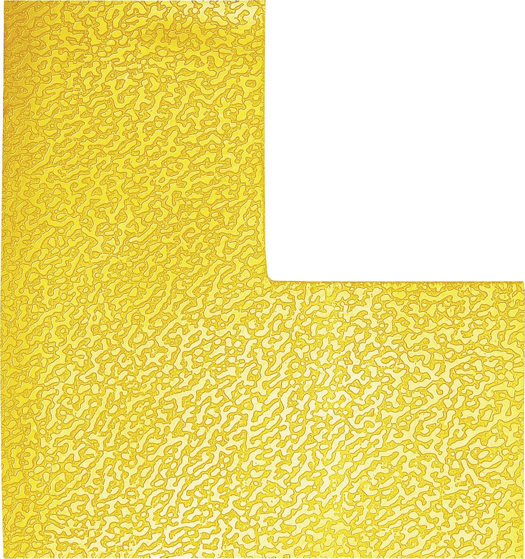 Durable 170204 Oznaczenie miejsca w kształcie -L- signal yellow 10 szt. (D x S x W) 100 x 100 x 0.7 mm - obrazek 1