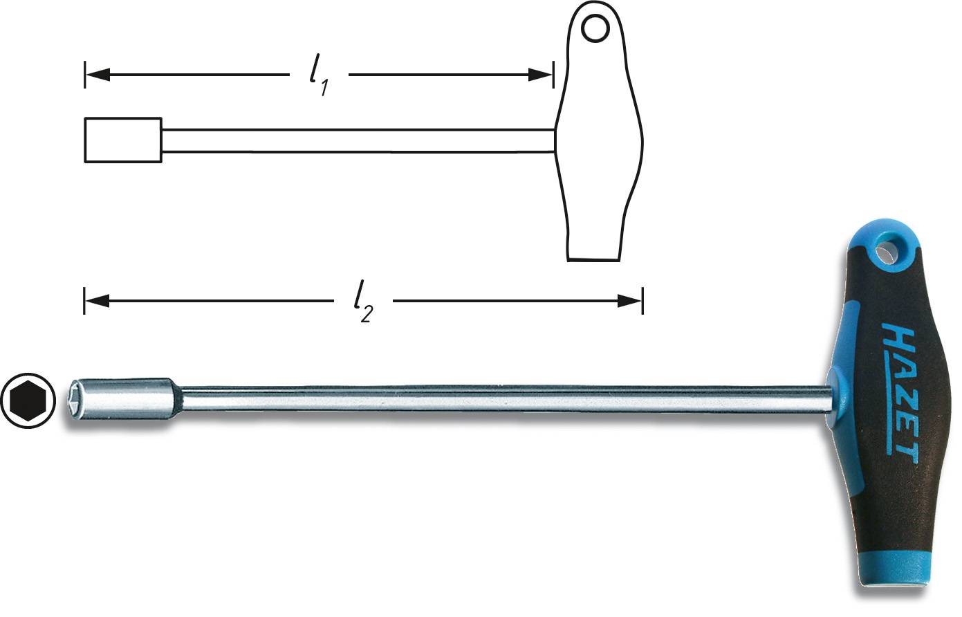 Wkrętak nasadowy Hazet 428LG-10 428LG-10 10 mm - obrazek 1