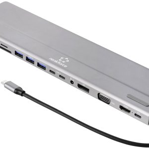 Stacja dokująca USB-C® Renkforce RF-DKS-902 zintegrowany czytnik kart, zasilanie USB-C® Stacja dokująca USB-C® Renkforce RF-DKS-902 zintegrowany czytnik kart, zasilanie USB-C®