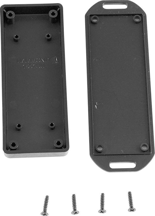 Obudowa uniwersalna Hammond Electronics, ABS, czarny, (D x S x W) 100 x 40 x 15 mm, 1 szt.