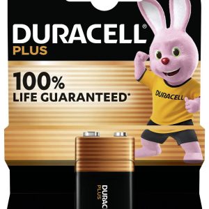 Duracell Plus-9V B1 Bateria 9 V alkaliczno-manganowe 9 V 1 szt. Duracell Plus-9V B1 Bateria 9 V alkaliczno-manganowe 9 V 1 szt.