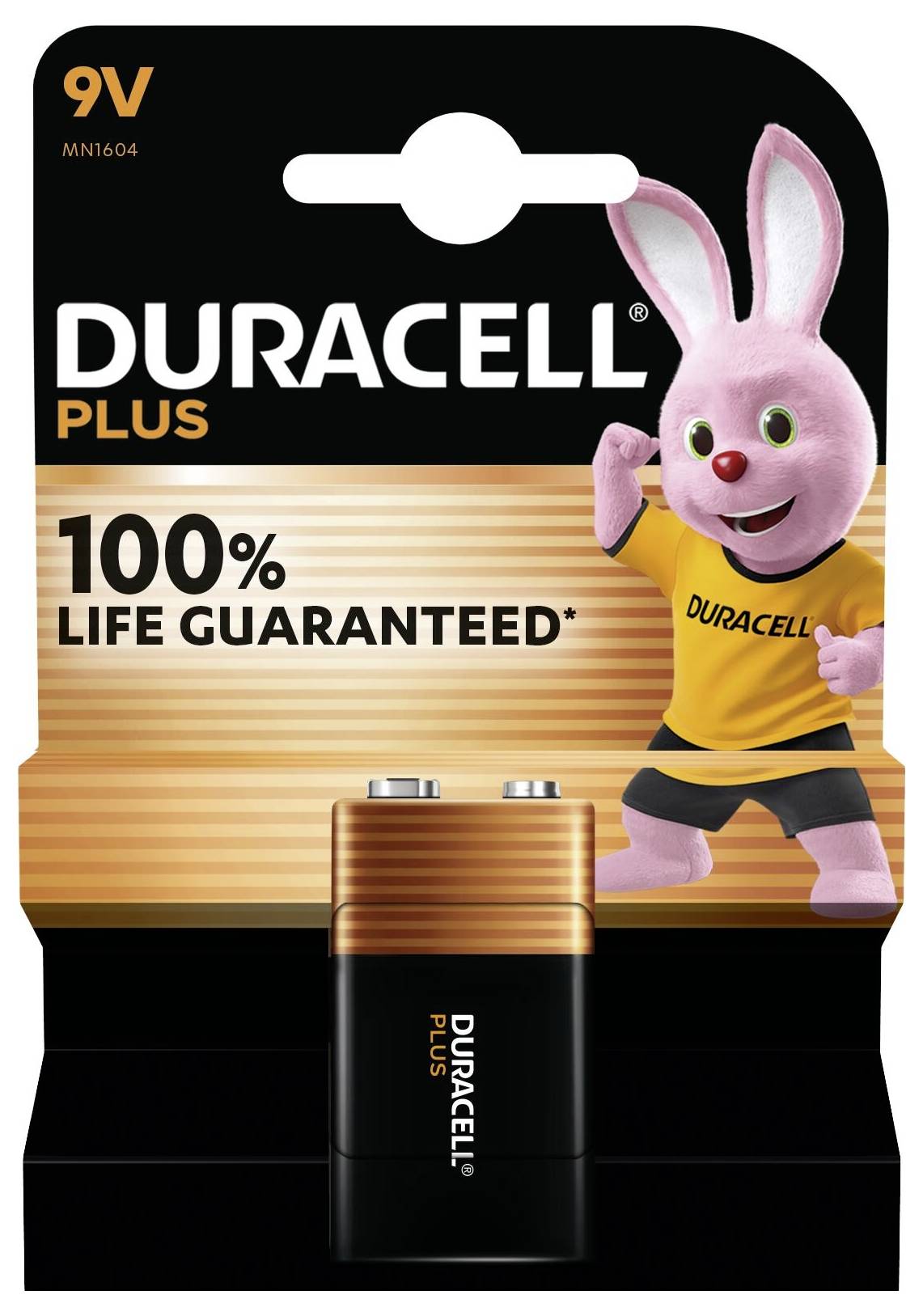 Duracell Plus-9V B1 Bateria 9 V alkaliczno-manganowe 9 V 1 szt. - obrazek 1