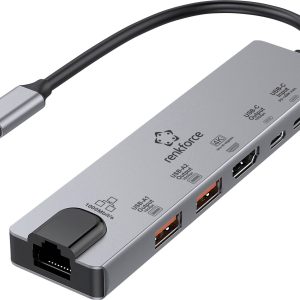 Renkforce Stacja dokująca USB-C® RF-USBH-550 Odpowiedni dla marki: Acer, Apple, Asus, Dell, HP, Huawei, Lenovo, Microsof Renkforce Stacja dokująca USB-C® RF-USBH-550 Odpowiedni dla marki: Acer, Apple, Asus, Dell, HP, Huawei, Lenovo, Microsof