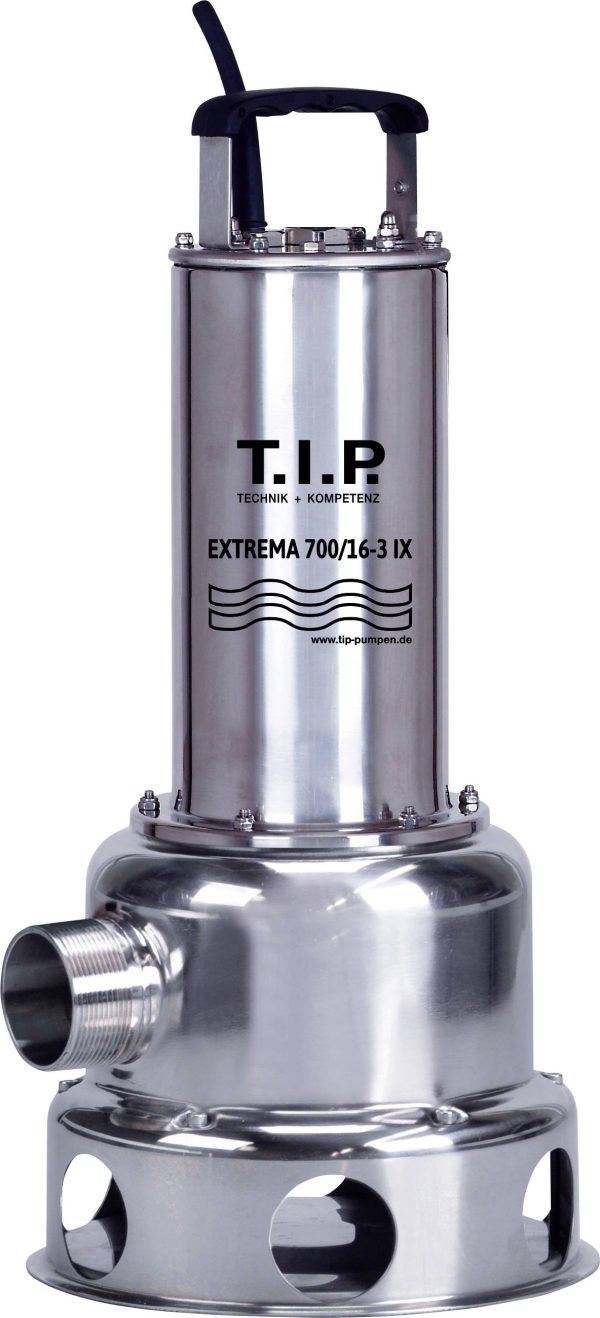 T.I.P. – Technische Industrie Produkte 30275 EXTREMA 700/16-3 IX Pompa zanurzeniowa do brudnej wody 42000 l/h 16 m