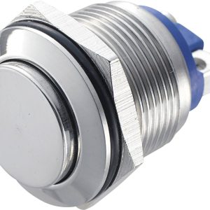 Przycisk wandaloodporny chwilowy TRU COMPONENTS GQ 19H-S, 1 x wył/(wł), IP65, 1 szt. Przycisk wandaloodporny chwilowy TRU COMPONENTS GQ 19H-S, 1 x wył/(wł), IP65, 1 szt.