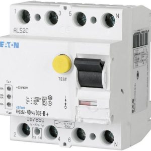 Wyłącznik róznicowoprądowy Eaton 167893, 4 styki, 40 A, 0.03 A, 240 V, 415 V