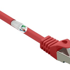 kabel LAN Renkforce RF-5043952, 1 szt., RJ45, CAT 6a, S/FTP, 10.00 m, czerwony kabel LAN Renkforce RF-5043952, 1 szt., RJ45, CAT 6a, S/FTP, 10.00 m, czerwony