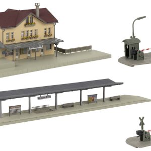 Zestaw do złożenia Faller 239007 N Zestaw akcji Stacja kolejowa Dennenberg 1 szt. Zestaw do złożenia Faller 239007 N Zestaw akcji Stacja kolejowa Dennenberg 1 szt.