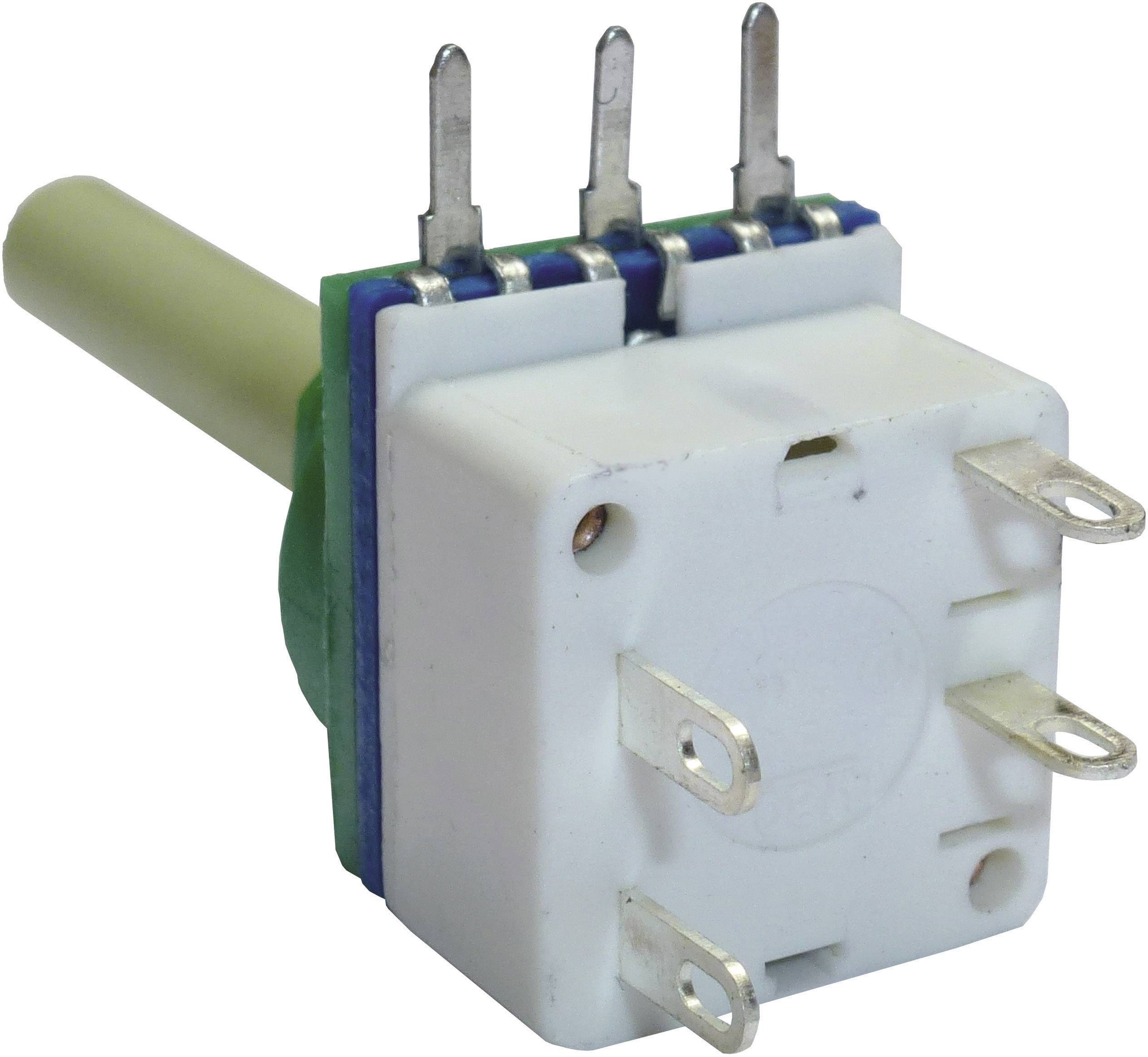 Potencjometr z przełącznikiem Potentiometer Service GmbH 7514, 2 x on / off, 4,7 kOhm - obrazek 1